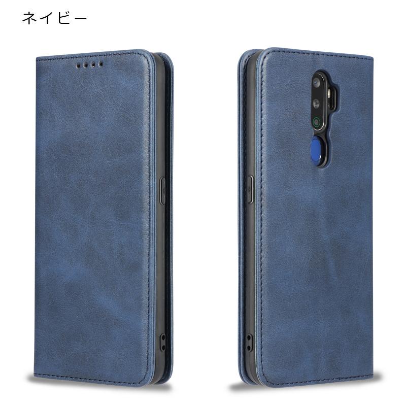 OPPO A5 2020 ケース オッポA5 スマホケース 手帳型 ヴィンテージ