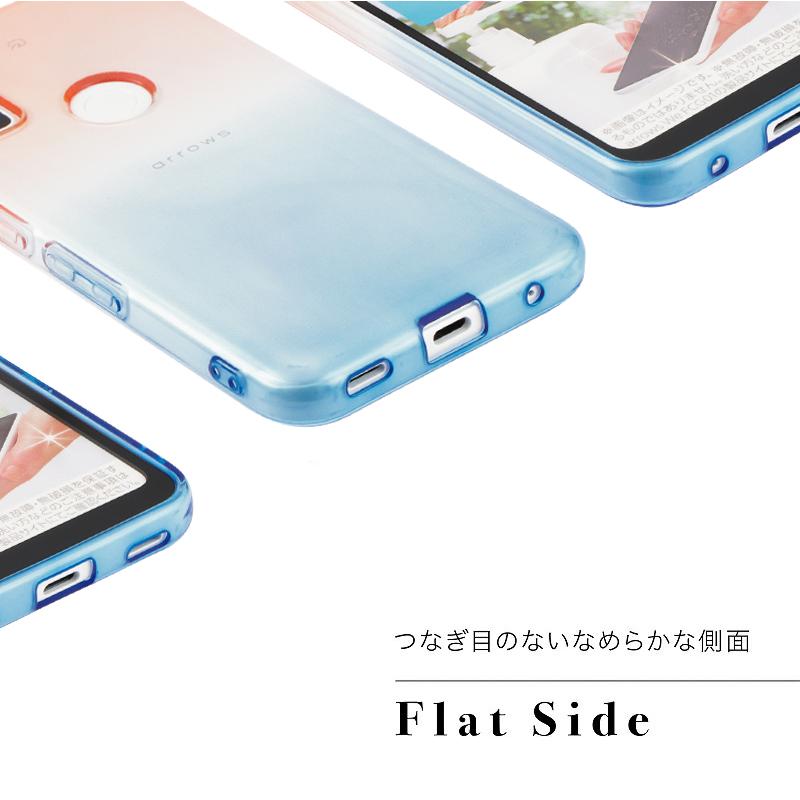 arrows We ケース アローズウィー スマホケース TPU グラデーション ケース シリコン 耐衝撃 吸収 カバー ソフトケース F-51B F51B FCG01 FCG-01 A101FC|susumu|03
