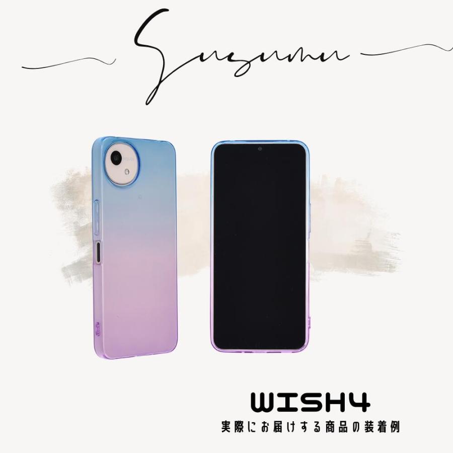 AQUOS wish5 ケース アクオスウィッシュ TPU クリアケース かわいい