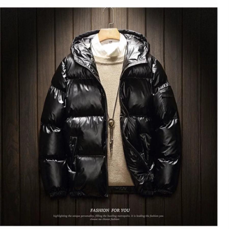 ダウンジャケット メンズ ショット丈 韓国ファッション 人気 オシャレ ピカピカ かっこいい 代30代40代 秋 冬 カジュアル 年新作 大きいサイズ 送料無料 Style Hana 通販 Yahoo ショッピング