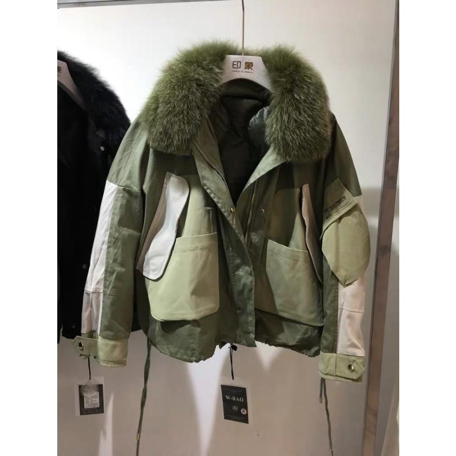 レデイース ショート ダウンジャケット 人気 オシャレ 韓国