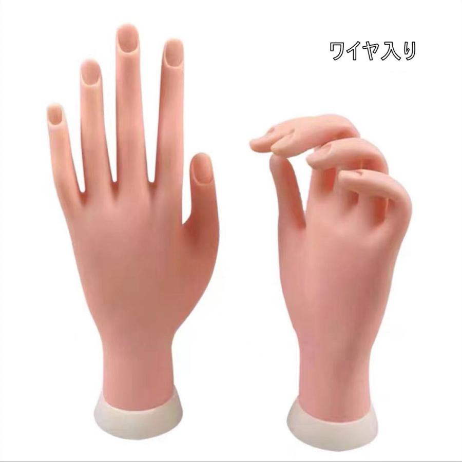 ハンドくん ネイル練習用 ハンド マネキン Jnec一級対策 ネイルマシーン練習 両手 チップ差込式 左手 右手 送料無料 ワイヤ入り Style Hana 通販 Yahoo ショッピング