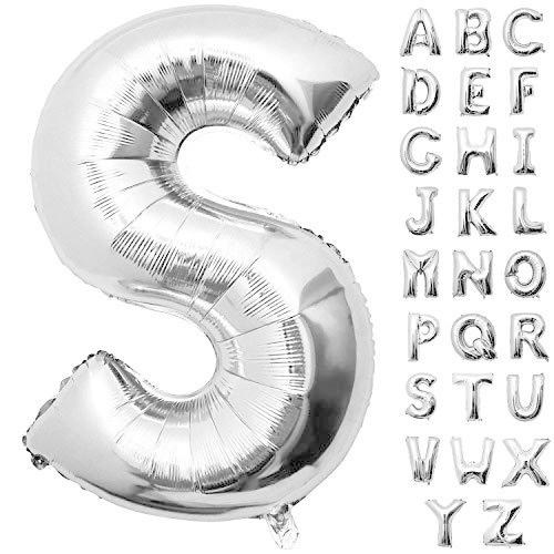 新作人気 組み合わせ アルファベット バルーン 文字 バルーン シルバー A Z アルファベット サイズ約100cm 誕生日 風船 装飾 演出 40inch パーティーバッグ Www We Job Com