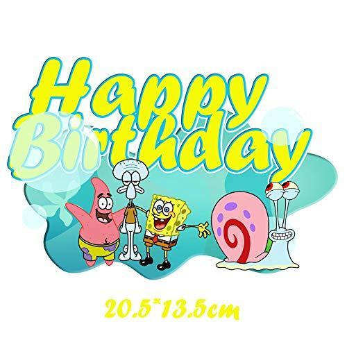 スポンジボブ 誕生日 飾り付け パーティー セット キャラクター イエロー 可愛い 3 カラフル 子供 男の子 女の子 ケーキトッパー バルーン 風船 S 2414 スターメイト 通販 Yahoo ショッピング
