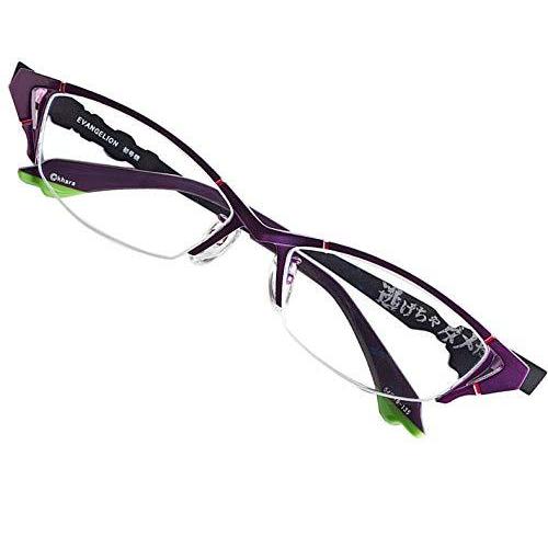 エヴァンゲリオン 限定 アニメ コラボ Evangelion 眼鏡 メガネ フレーム ブルーカット 伊達 Pc 初号機 全国宅配無料