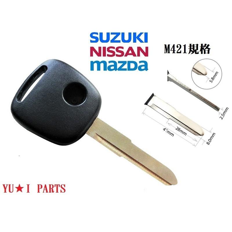 □スズキ ブランクキー Cタイプ外溝 1ボタンM421 キーレス キー 合鍵