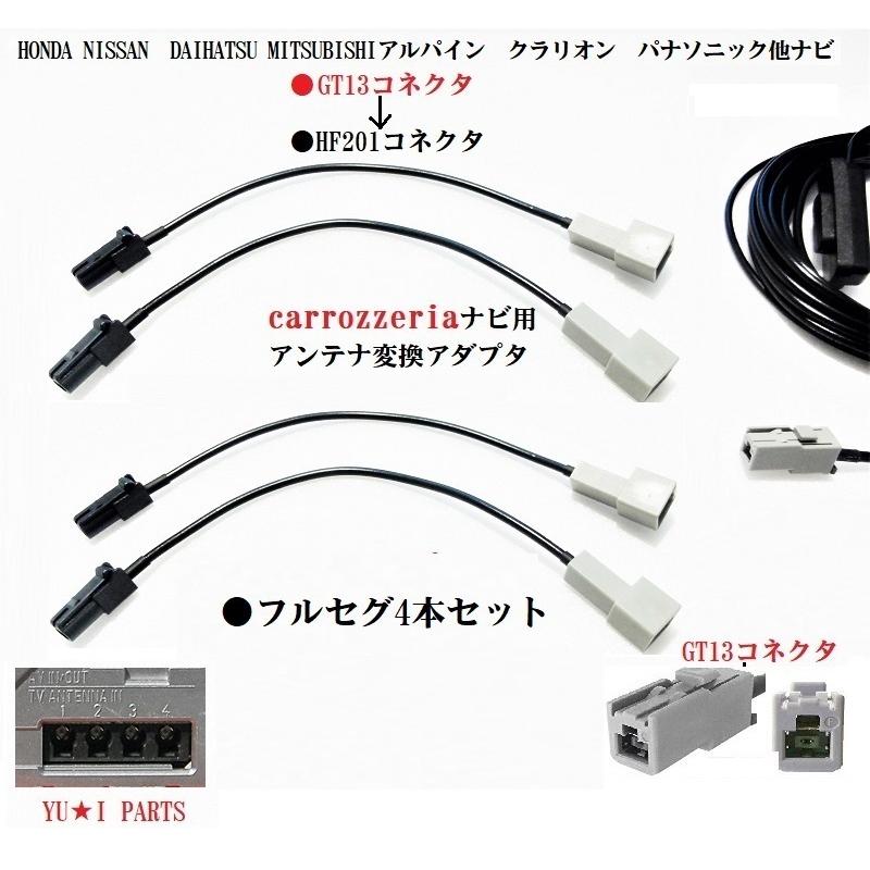 GT13ーHF201 カロッツェリア 地デジアンテナ変換ケーブル＆GPS変換