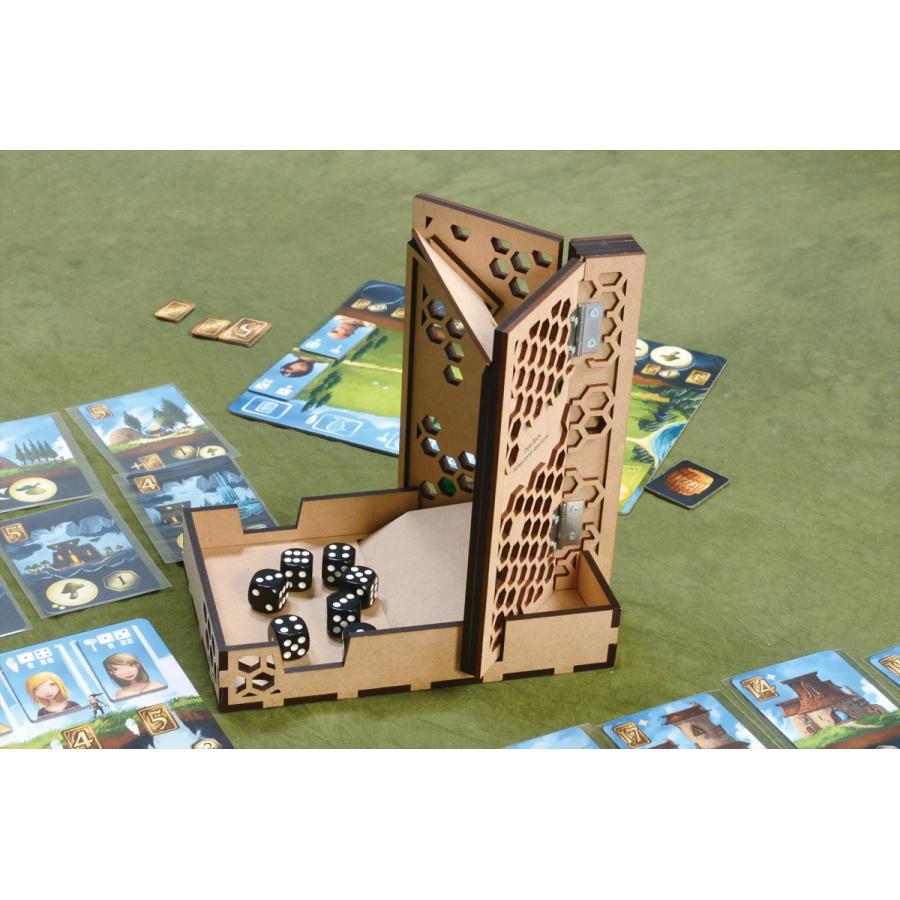 折りたたみ式ダイスタワー DICE BOOK 送料無料 ダイスタワー 折りたためる 折りたたみ 折り畳み 折り畳み式 ボードゲーム