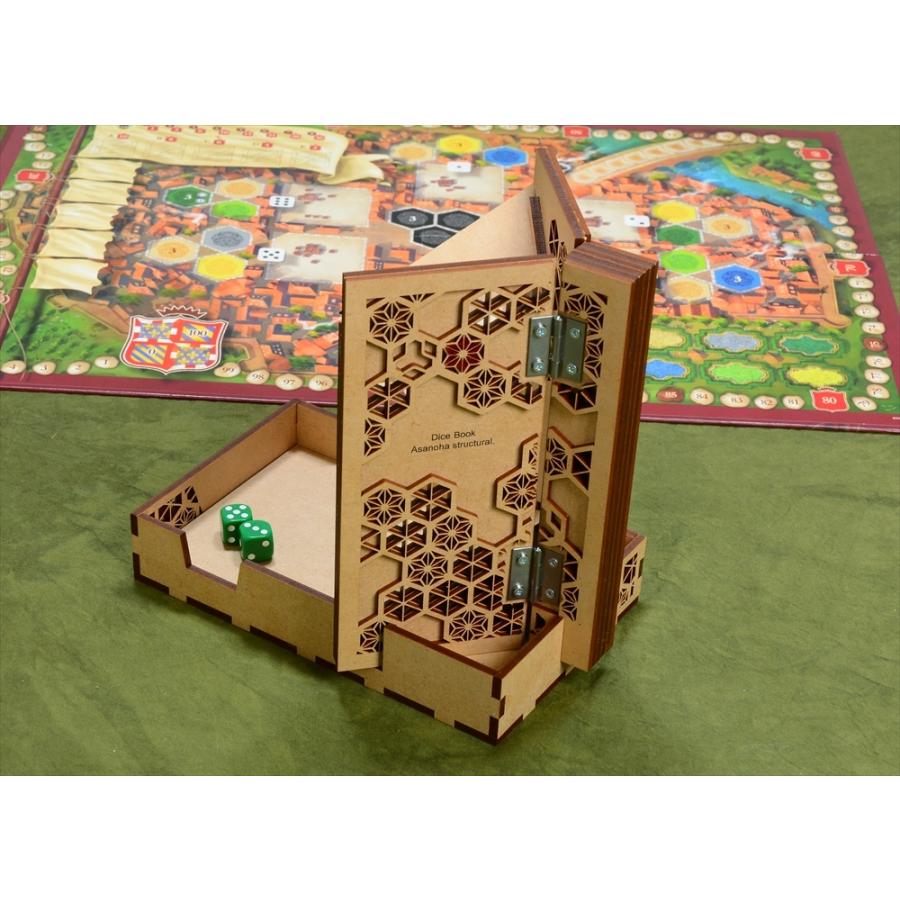 折りたたみ式ダイスタワー【type:麻の葉】 DICE BOOK 送料無料 ダイスタワー 折りたためる 折りたたみ 折り畳み 折り畳み式 ボードゲーム  : スタピ堂 - 通販 - Yahoo!ショッピング