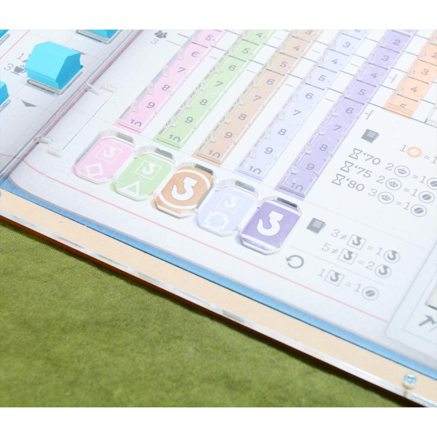 【英語版】コーヒートレーダーズ オーバーレイ×5枚セット(収納ケース付き) ボードゲーム オーガナイザー 送料無料 ルール 個人ボード_5
