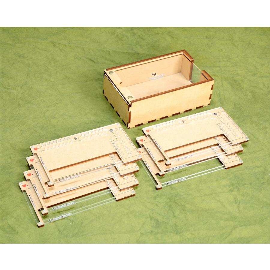 ウニコルヌスの騎士たちプレイヤーボード×7枚(収納ケース付き) ボードゲーム オーガナイザー 送料無料 ルール 個人ボード_11