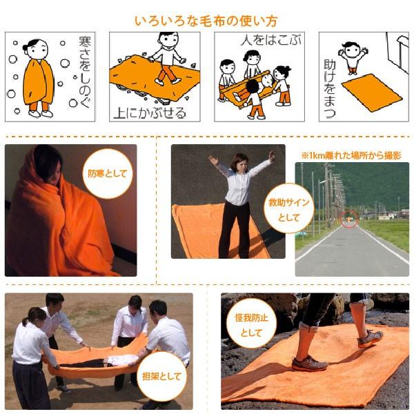 非常用圧縮毛布ふりーも［EB-205］ 10枚セット（き）