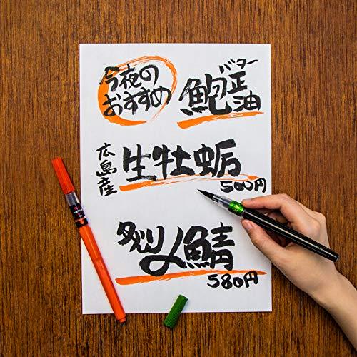 ぺんてる 筆ペン ぺんてる筆 Xfl2b 太字 黒 Te2c3755acd5 素敵な暮らしのヒットテン 通販 Yahoo ショッピング