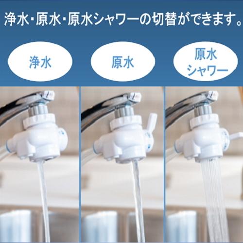 浄水器 蛇口直結型 家庭用 ピュリフリー PF-G4 グリーン キッツマイクロフィルター|sutekihiroba|05