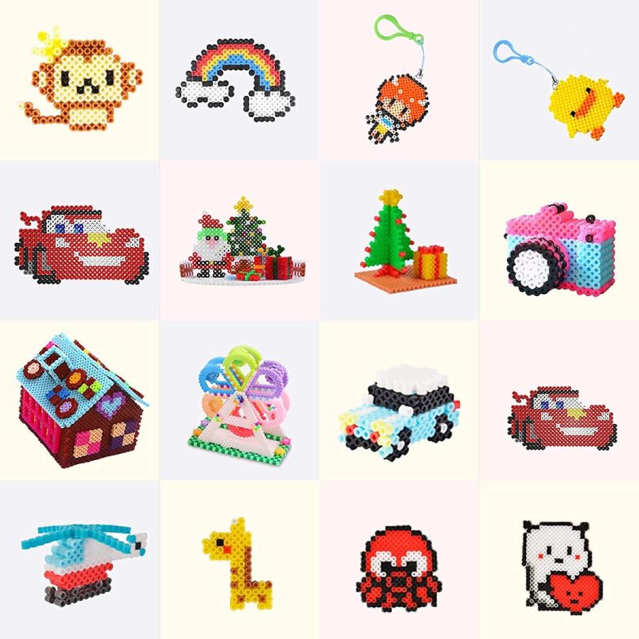 アイロンビーズ 図案 簡単 セット 48色 2 6mm 約粒 プレート 図案付き パーラービーズ セット A1e 素敵な暮らし 通販 Yahoo ショッピング