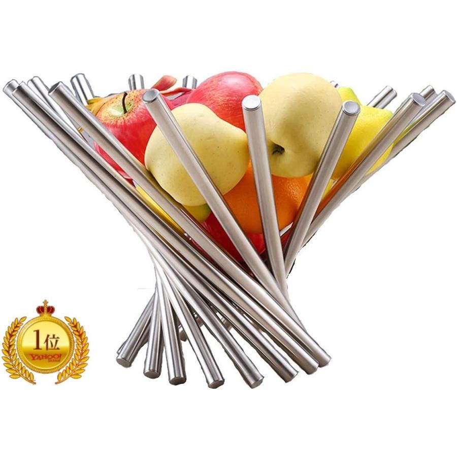 フルーツカゴ おしゃれ バスケット ステンレス 折りたたみ式 かご ボウル A1e 素敵な暮らし 通販 Yahoo ショッピング