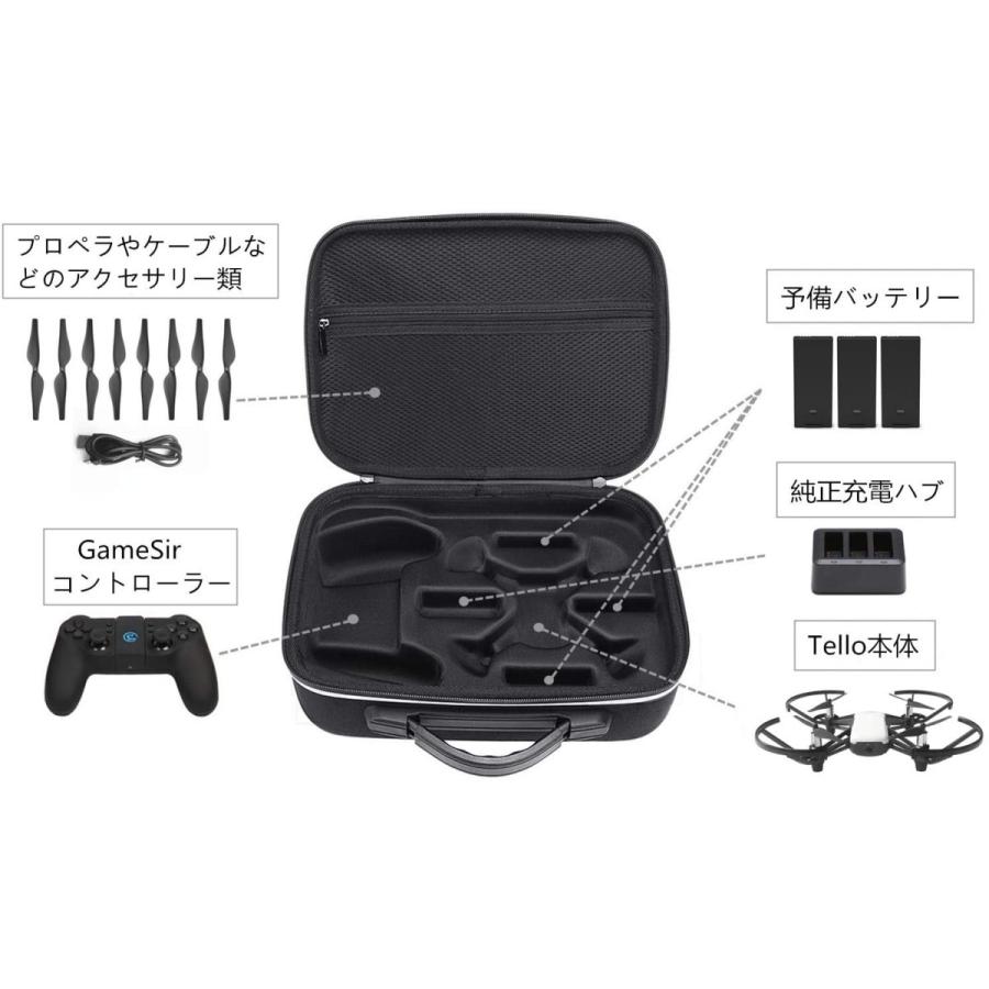 TELLO 美品 バッテリー3本 コントローラー ケース