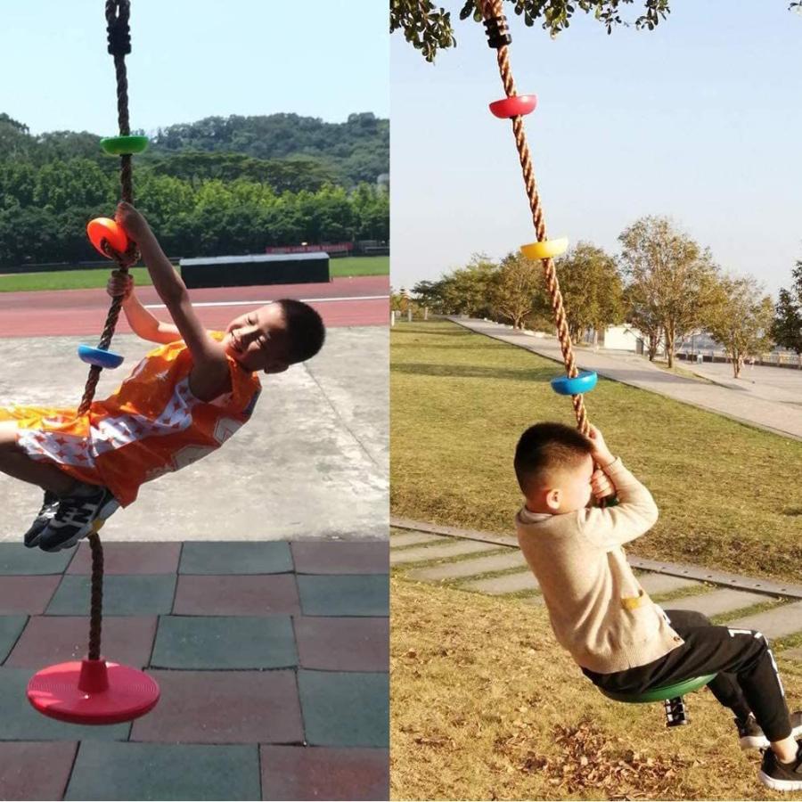 ターザンロープ 自宅 遊具 子供 キッズ ロープ遊具 クライミングロープ 公園 アウトドア ノットロープ 登り綱 登り用練習 マルチカラー 室内 庭 公園 天井 M1e 素敵な暮らし 通販 Yahoo ショッピング