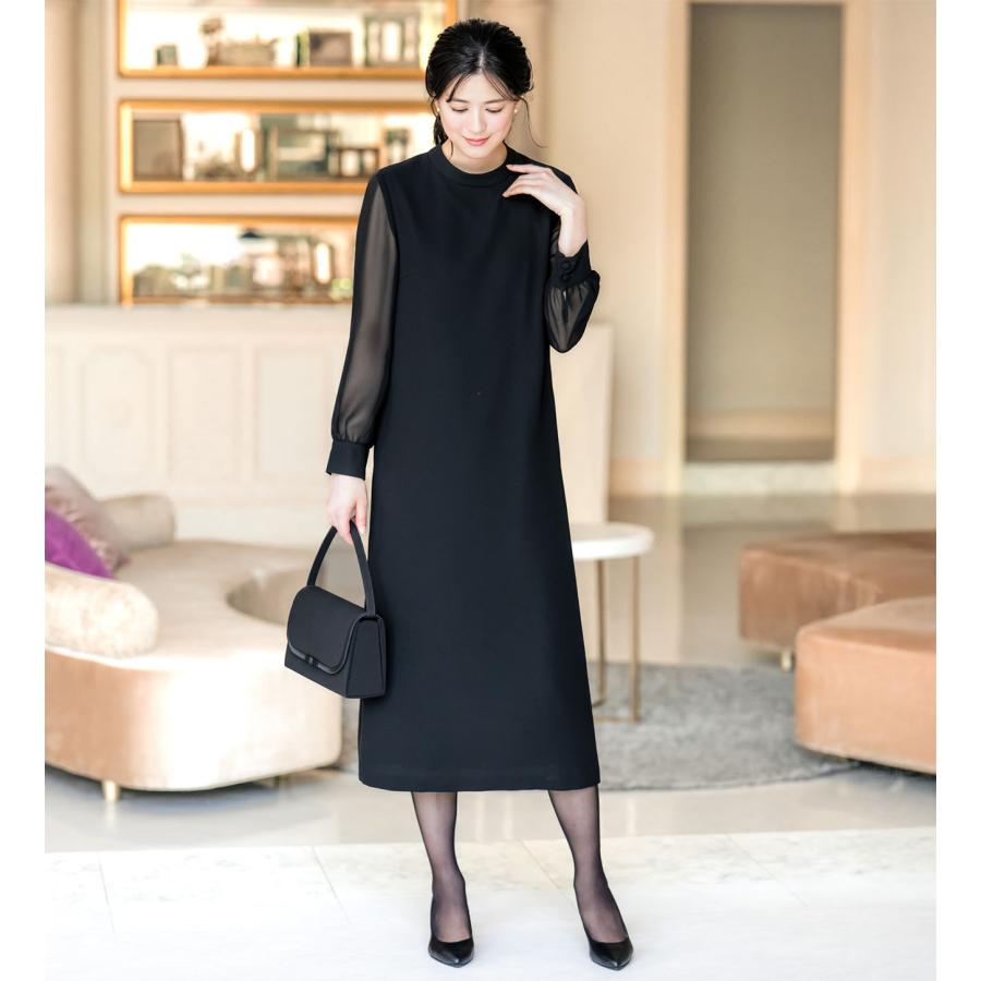 喪服 レディース ブラックフォーマル 洗える 2点セット 礼服 夏用にも