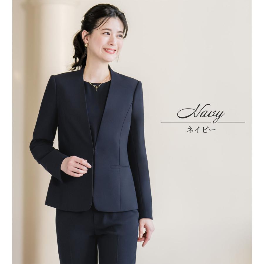 ELENA（エレナ） 日本製生地 スーツ レディース 3点 セット 夏