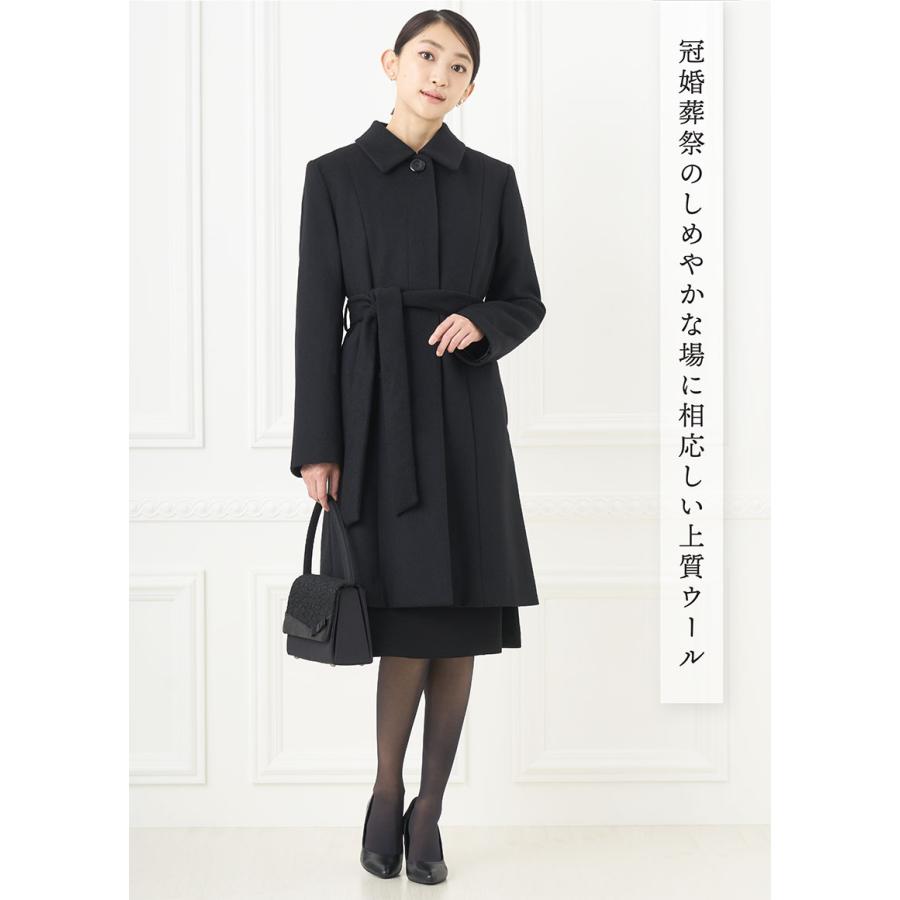 ELENA コート 喪服 レディース ブラックフォーマル 秋 冬 ELENA コート 喪服 レディース ブラックフォーマル 秋 冬