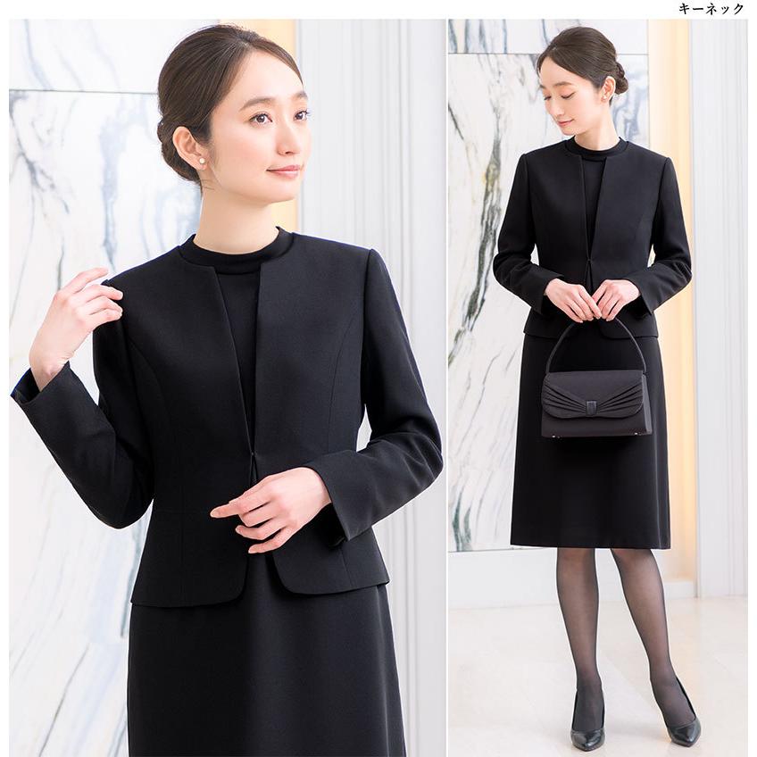 ジャケット 喪服 レディース 日本製生地 洗える アウター フォーマル 女性 葬式 通夜 法事 法要 冠婚葬祭 弔事 上品 黒 ブラック 大きいサイズ 小さいサイズ Elena 通販 Yahoo ショッピング