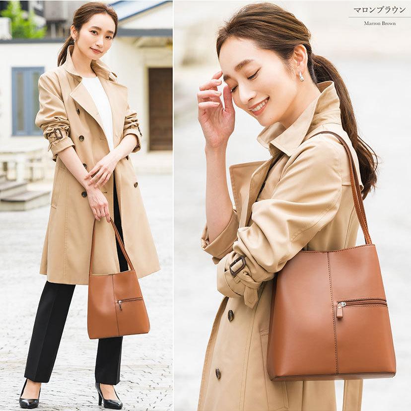 バッグ レディース スリム ショルダーバッグ ハンドバッグ 合皮 バイ