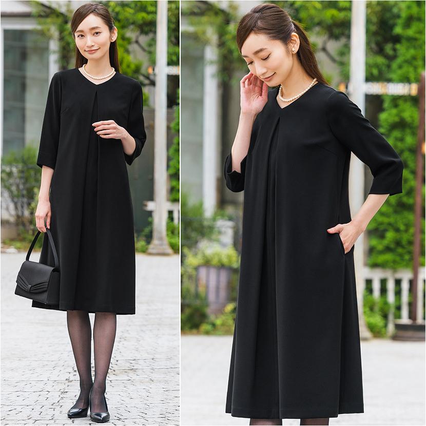 マタニティ 喪服 ワンピース 洗える ブラックフォーマル 授乳口付き マタニティ 喪服 ワンピース 洗える ブラックフォーマル 授乳口付き