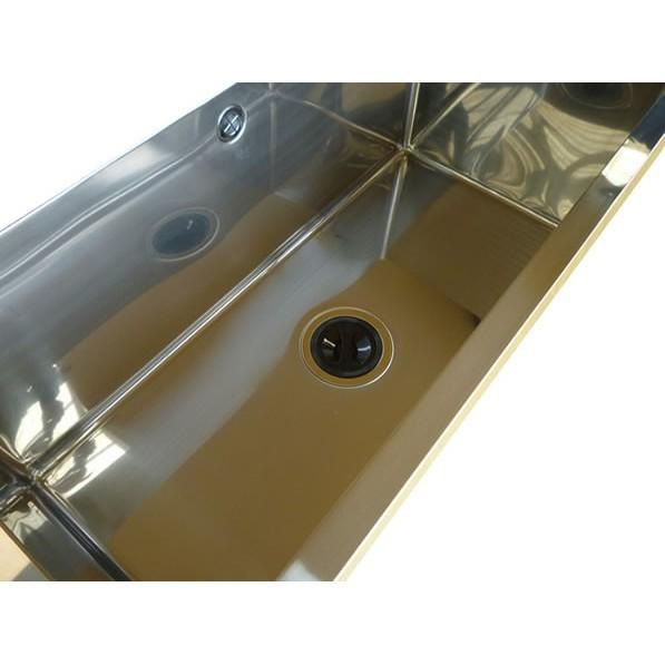 【値下げ⭕️】 ドッグバス 1500×600×900 BG無し SUS430 ペットバス 【PET1763036053】(63924円)