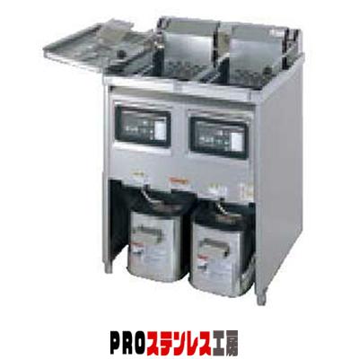 電気フライヤー 2層式 100v変換プラグ１個付き【送料込】 フライヤー 電気 業務用フライヤー タニコー [二槽タイプ] TEFL-67WN