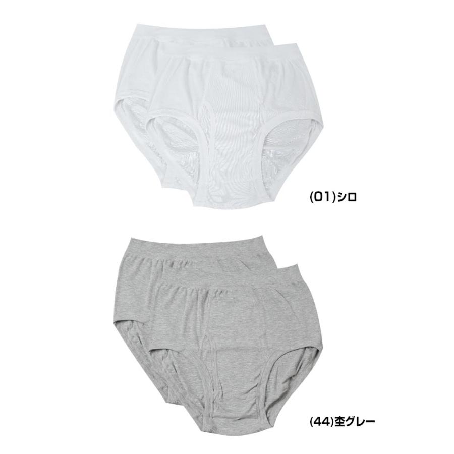 ブリーフ 綿100% 大きいサイズ 2枚組 3L 4L 5L 前あき メンズ 下着