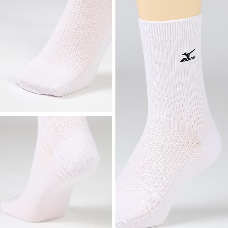 MIZUNO　アンクルソックス　3足　24-26cm MIZUNO（ミズノ） クルーソックス メンズ 3足組 24-26cm 26-28cm