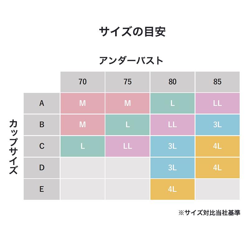 ノンワイヤーブラ シームレスブラ ノンワイヤー ブラジャー レディース ひびきにくい シームレス アツギ ノンワイヤーブラジャー M〜4L 速乾 下着 インナー｜suteteko｜10