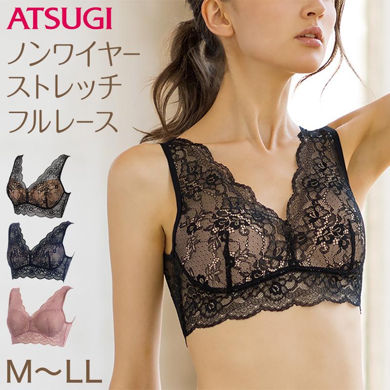 ノンワイヤーブラ ノンワイヤーブラジャー ノンワイヤー ブラ レース M Ll セクシー ブラレット かわいい 総レース 取寄せ すててこねっと 通販 Paypayモール