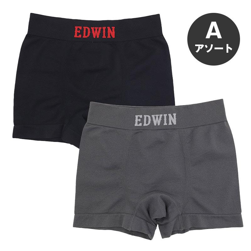 EDWIN（エドウィン） 2枚組 ボクサーパンツ キッズ ボクサーブリーフ 