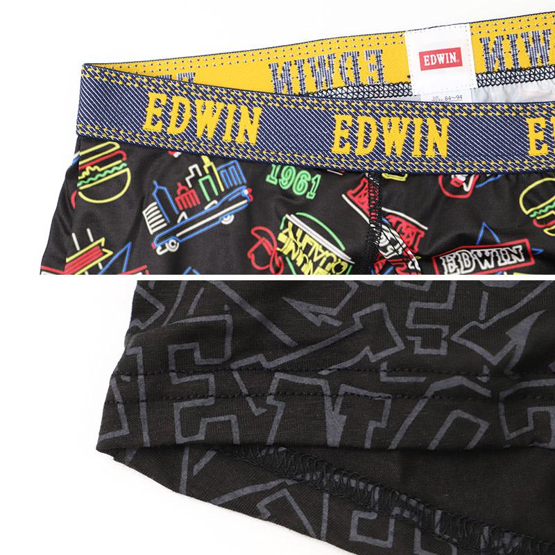EDWIN（エドウィン） ボクサーパンツ メンズ 前開き ボクサーブリーフ