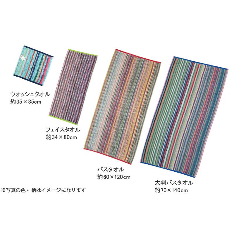 残糸 バスタオル 約60×120cm (カラフル エコタオル アウトドア