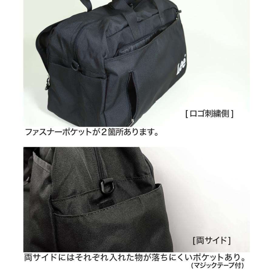 Lee ボストンバッグ 大容量 横幅58cm×高さ33cm×マチ28cm (旅行