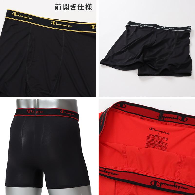 Champion（チャンピオン） メンズ ボクサーブリーフ 抗菌防臭 吸汗速乾