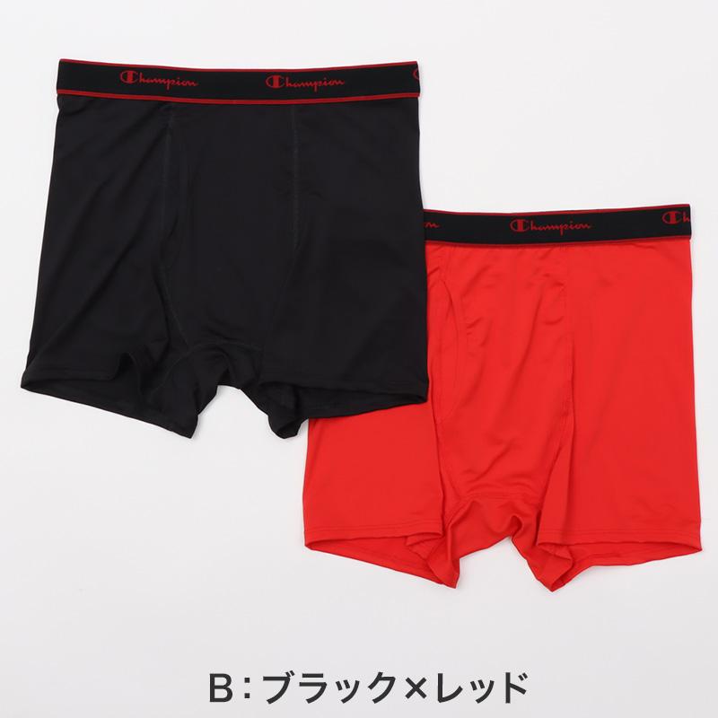 Champion（チャンピオン） メンズ ボクサーブリーフ 抗菌防臭 吸汗速乾