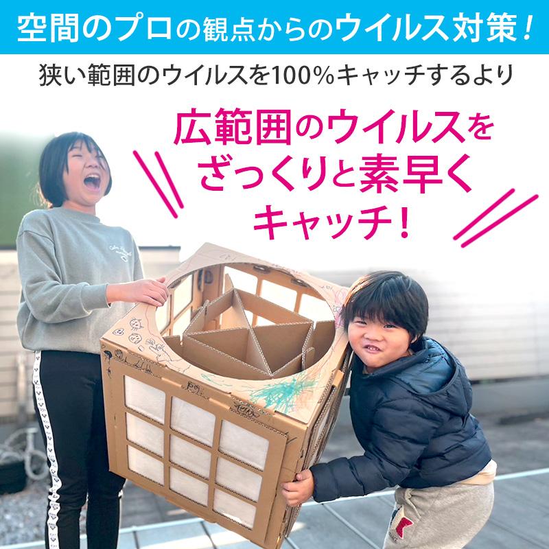 クレアウィン ボックス ( 工場直送便 ) ( 同梱不可 ) 510×510mm (CleAir Win クレアウイン 空気清浄 黄砂) (取寄せ) | ブランド登録なし | 02