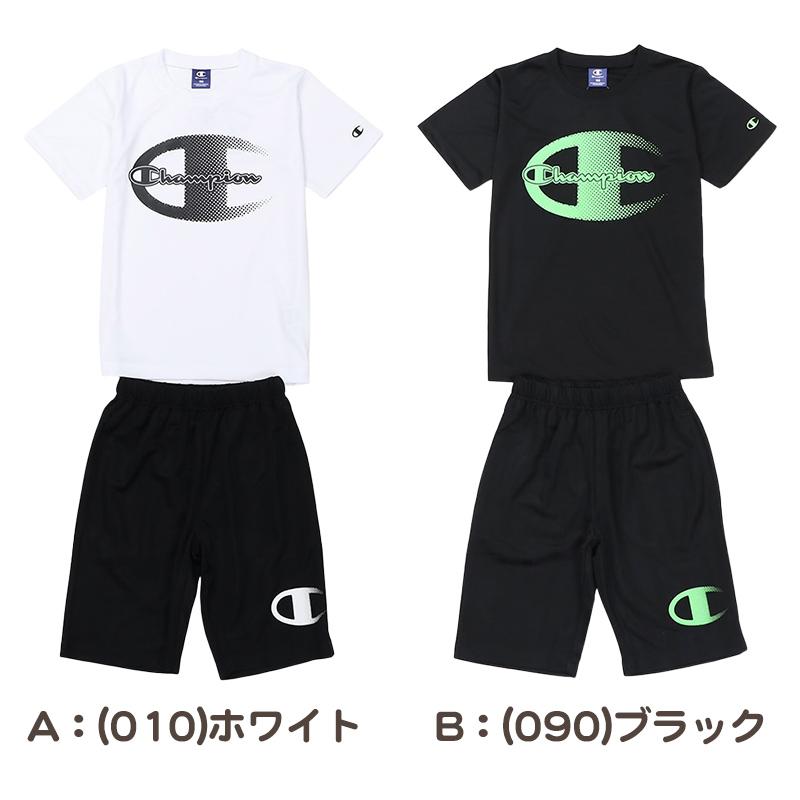 Champion（チャンピオン） キッズ 半袖 ハーフパンツ 上下