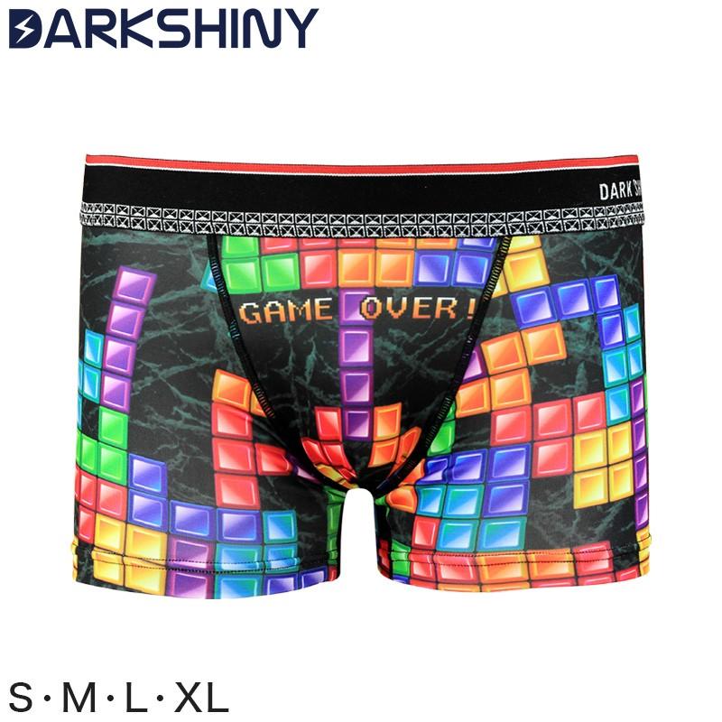 ボクサーパンツ メンズ 前閉じ 派手 柄 テトリス柄 S Xl 下着 男性 パンツ ボクサーブリーフ インナー 在庫限り Ds009 すててこねっと 通販 Yahoo ショッピング