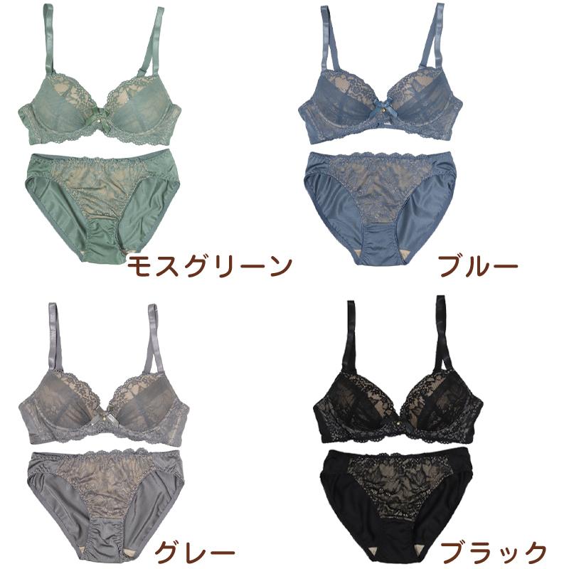 ブラジャー ショーツ セット ノンワイヤー ブラショーツ