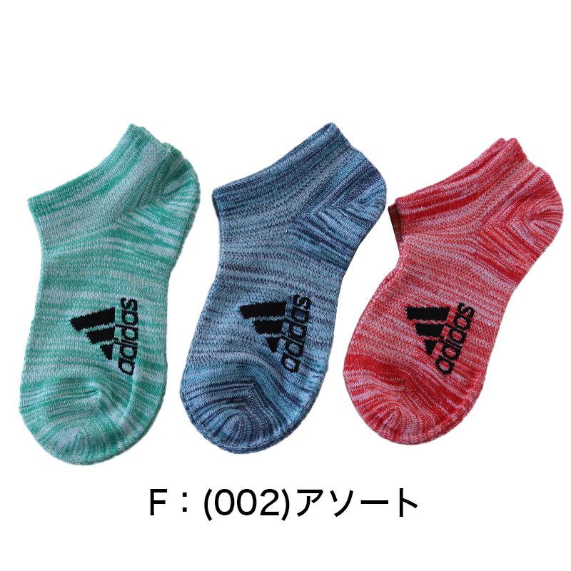 Fukuske（フクスケ） adidas 子供 靴下 メッシュ スニーカーソックス 3