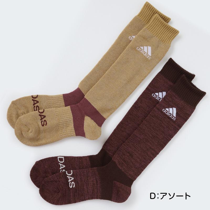 adidas（アディダス） レディース ハイソックス 秋 冬 靴下 総パイル 2