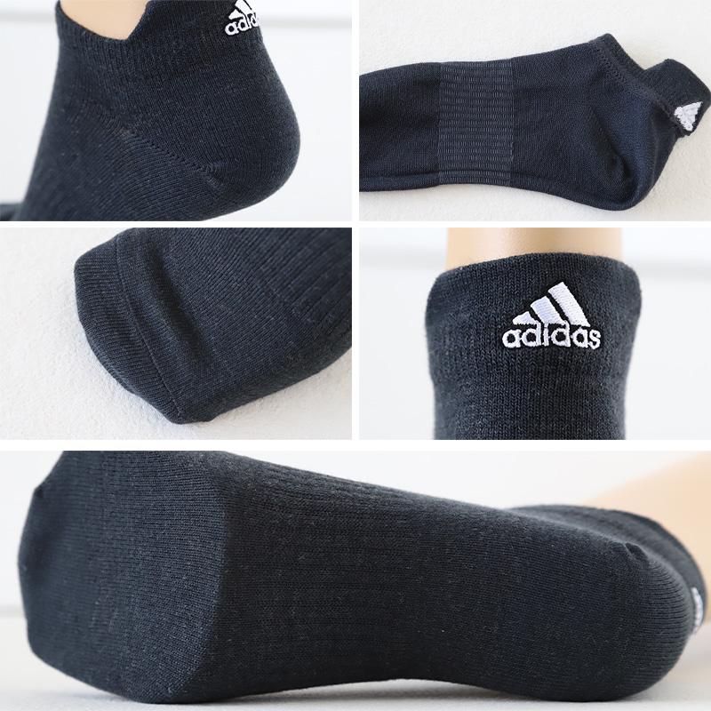 adidas（アディダス） 靴下 ショート ソックス メンズ 男子 3足組 24