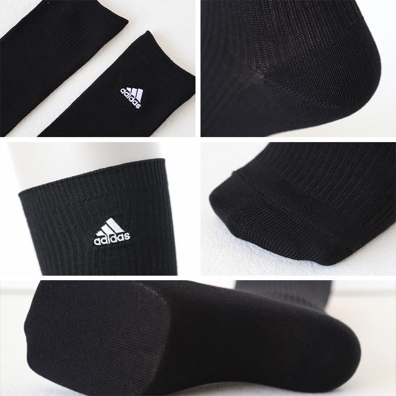 adidas（アディダス） ハイソックス 靴下 レディース 女子 2足組 32cm