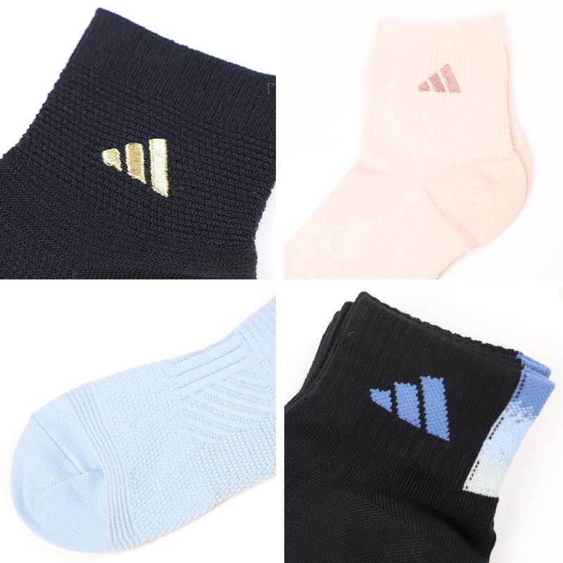 adidas（アディダス） 靴下 レディース ショートソックス 女子 中学生