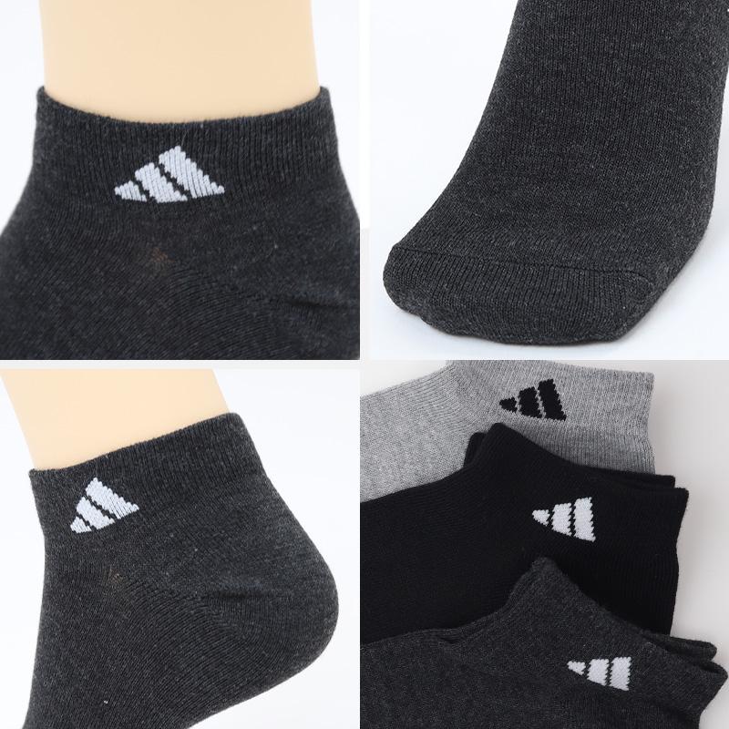 adidas（アディダス） 靴下 メンズ 男性 ショートソックス 3足組